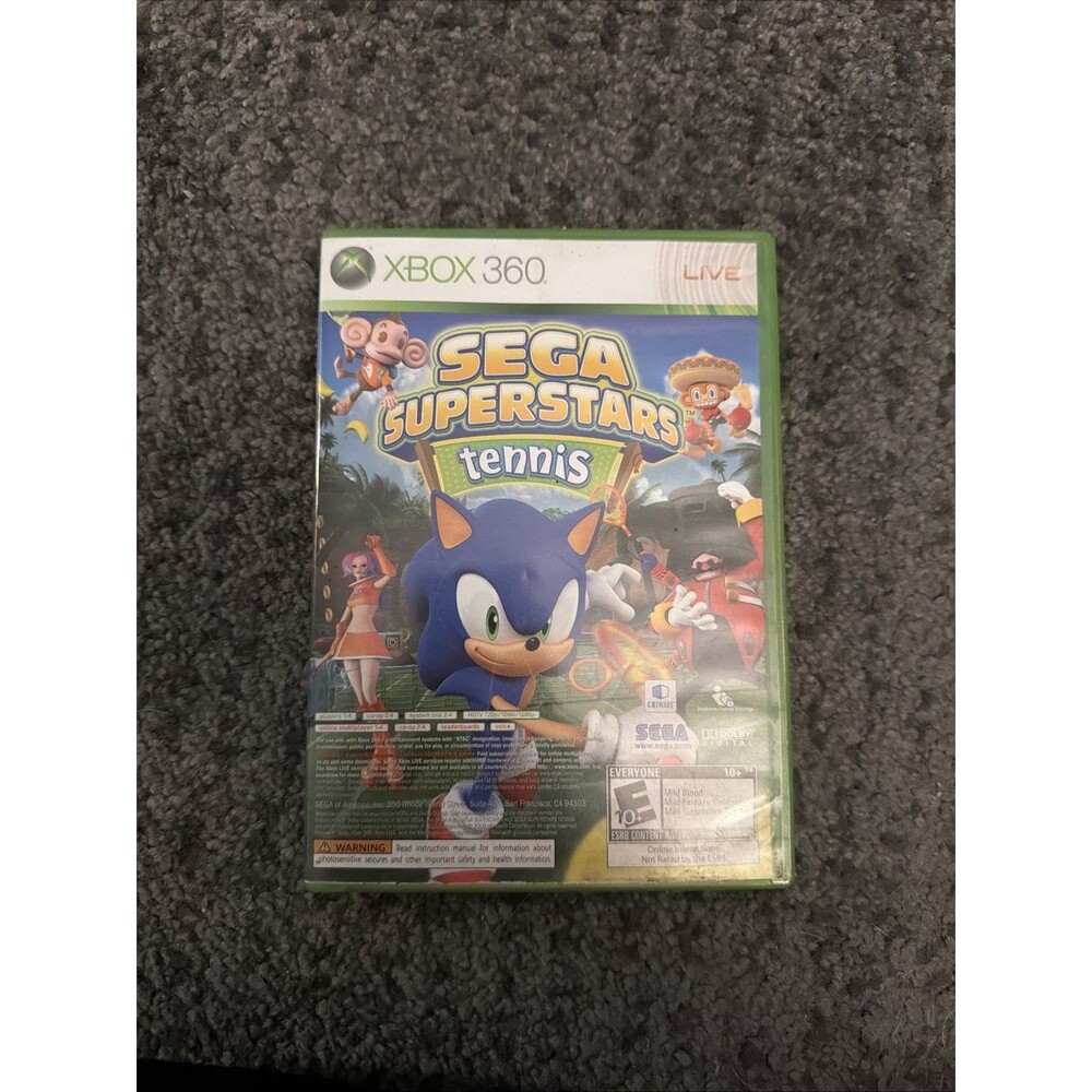 Sega Sonic Superstars Tennis / Live Arcade for XBOX 360